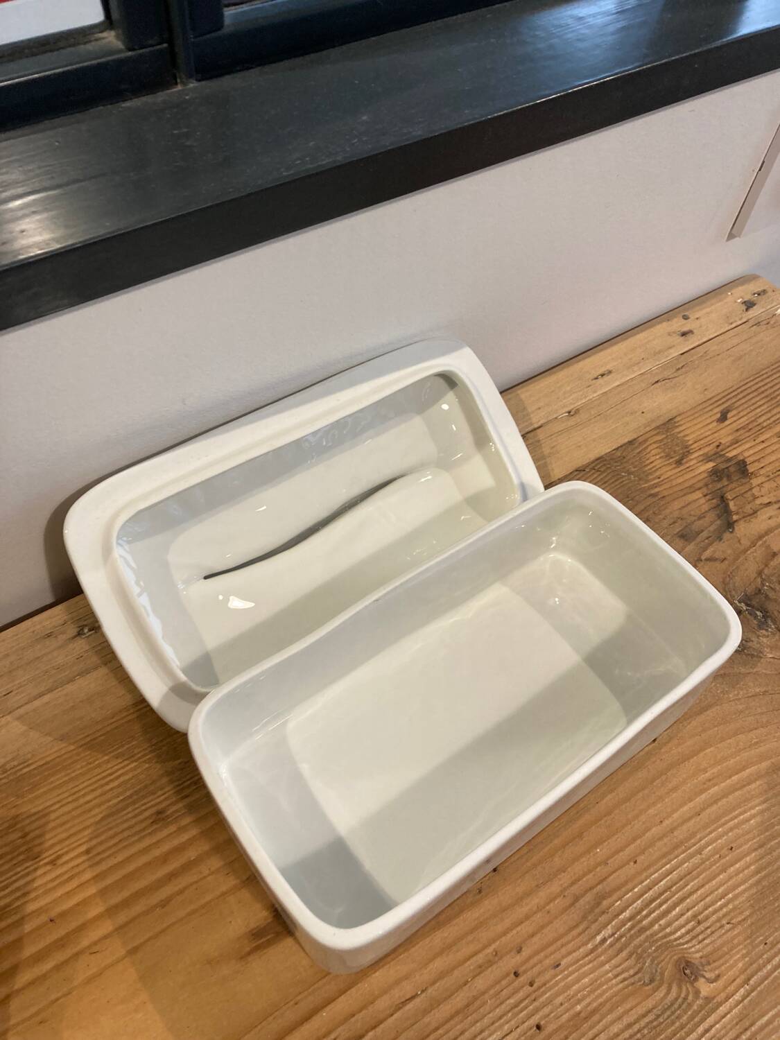 White porcelain fish terrine