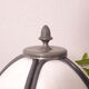 Tin lamp, stained glass, mushroom