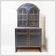 Double-bodied lacquered grey wooden sideboard - one pair available (B)