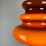 Brown glass pendant light 'AH 1' by Peill et Putzler