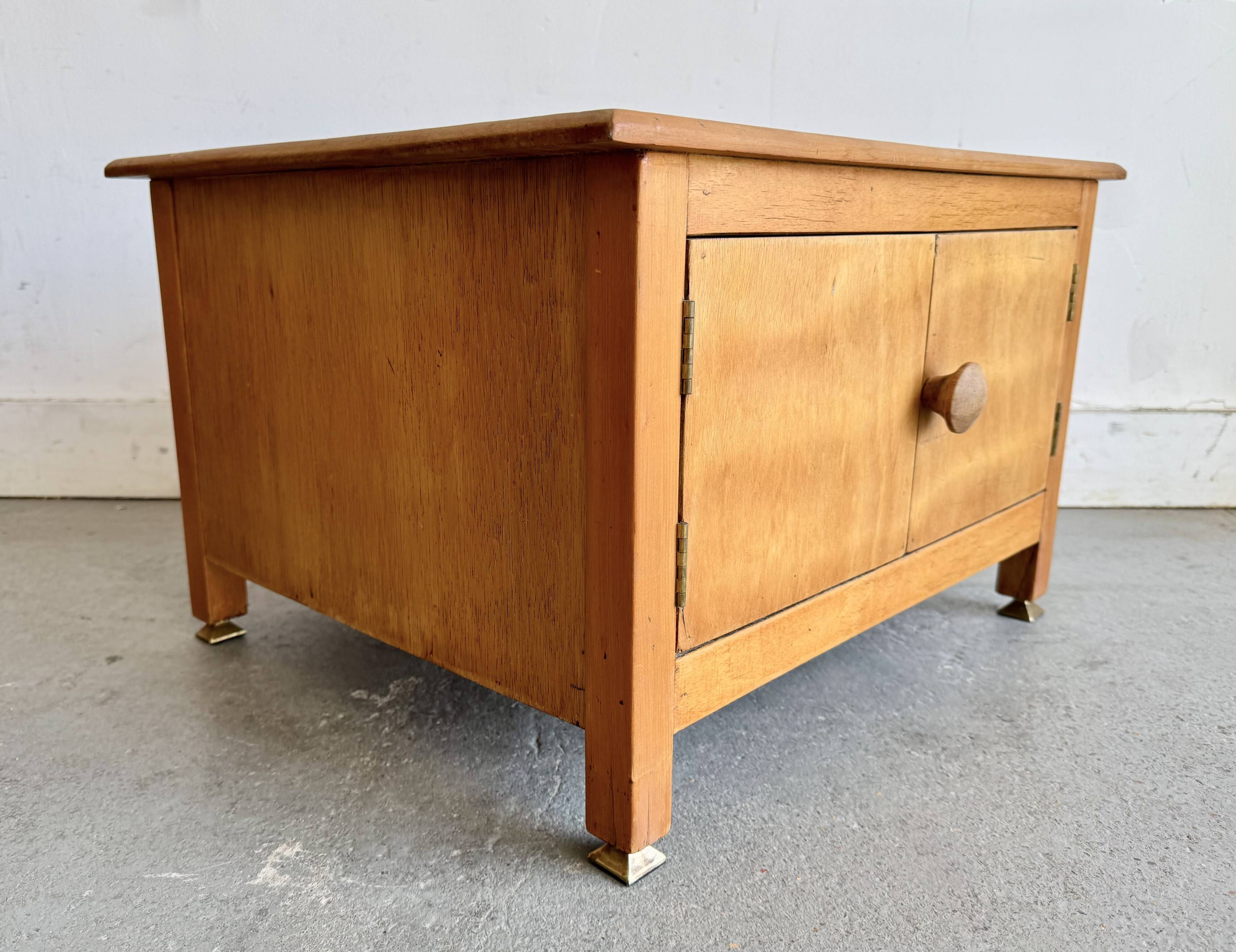 Vintage Low Bedside Cabinet
