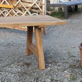 Large recycled teak table
