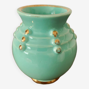 Petit vase Art déco en céramique B.Lettale, Saint-Clement