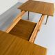 Table de repas à rallonges en hêtre massif design scandinave années 70