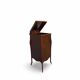 Italian floor-model upright phonograph cabinet, 1900s