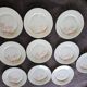 10 dessert plates made of Limoges porcelain, France.