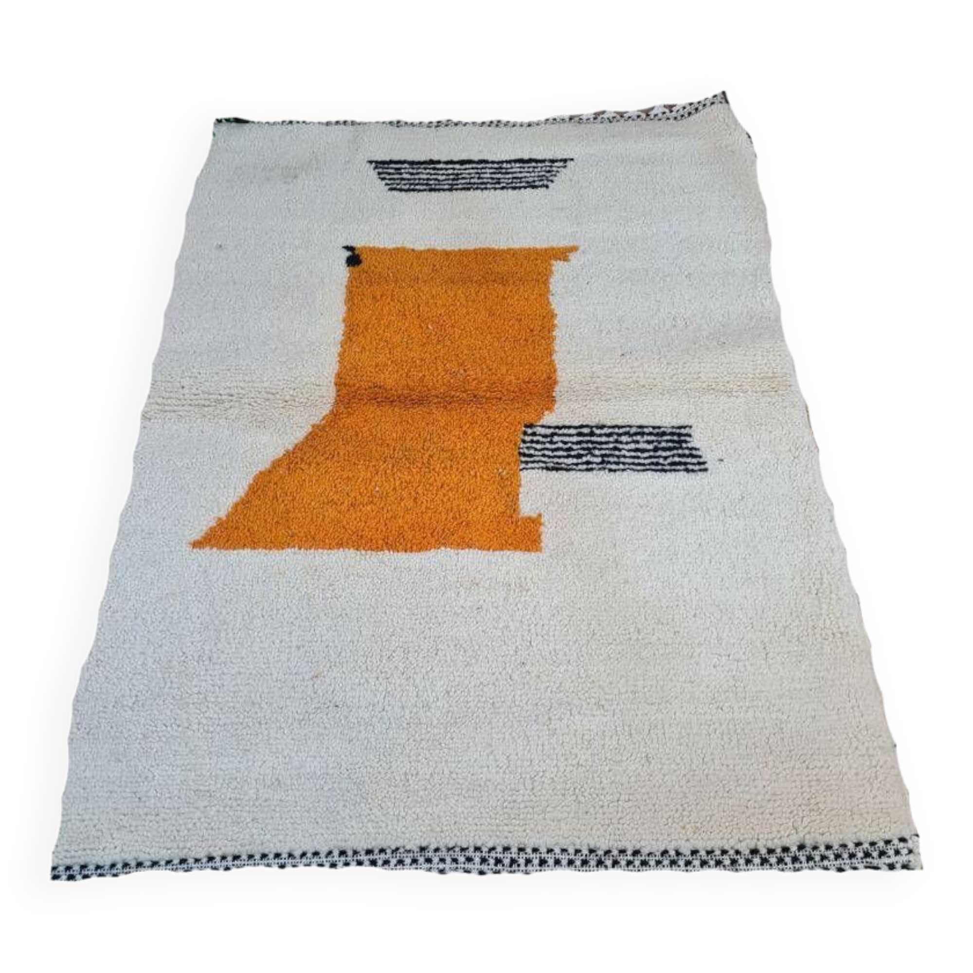 Handmade wool Berber rug 150 X 100 CM