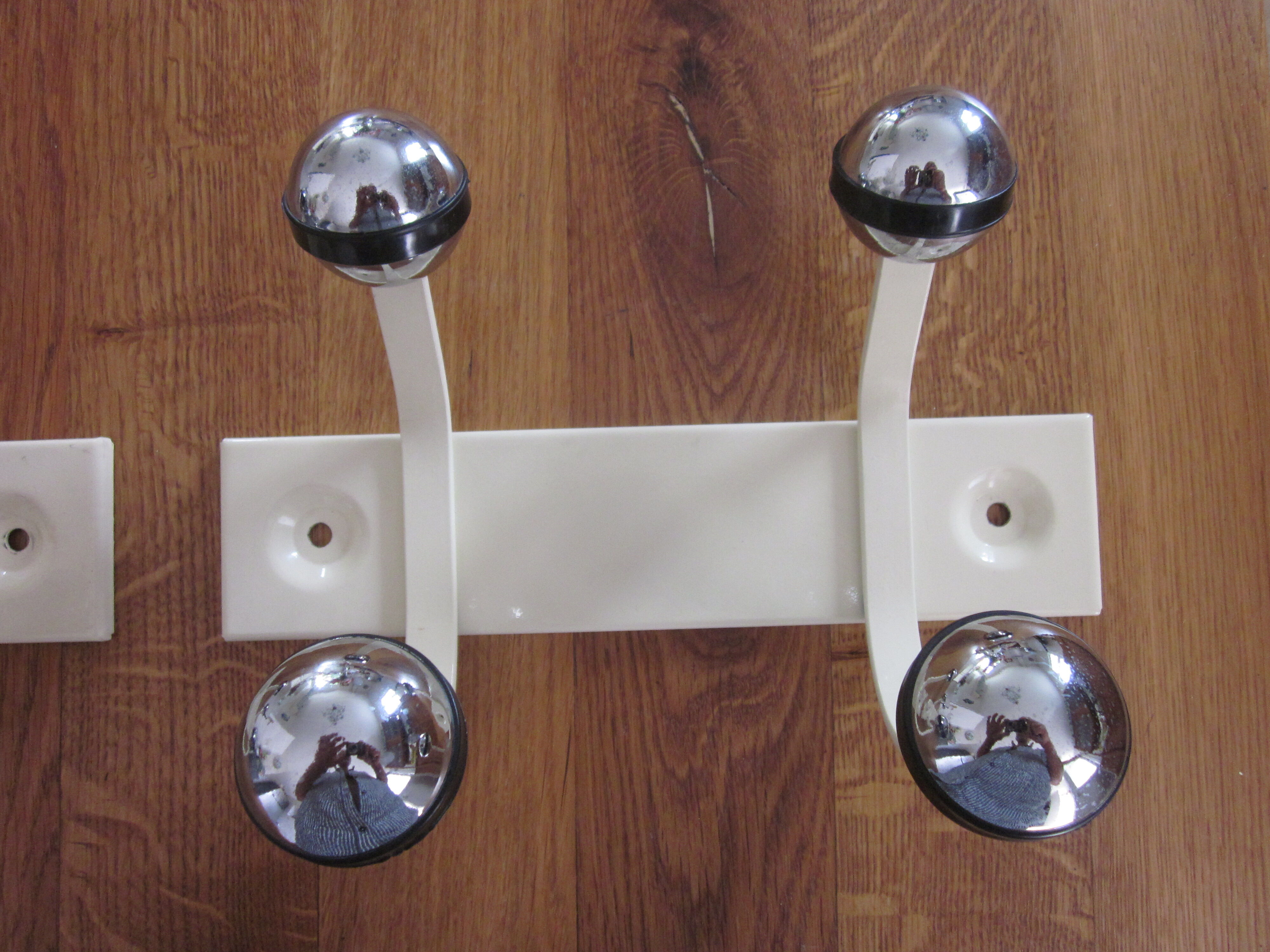 Pair of vintage coat racks