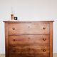 Antique solid wood chest of drawers