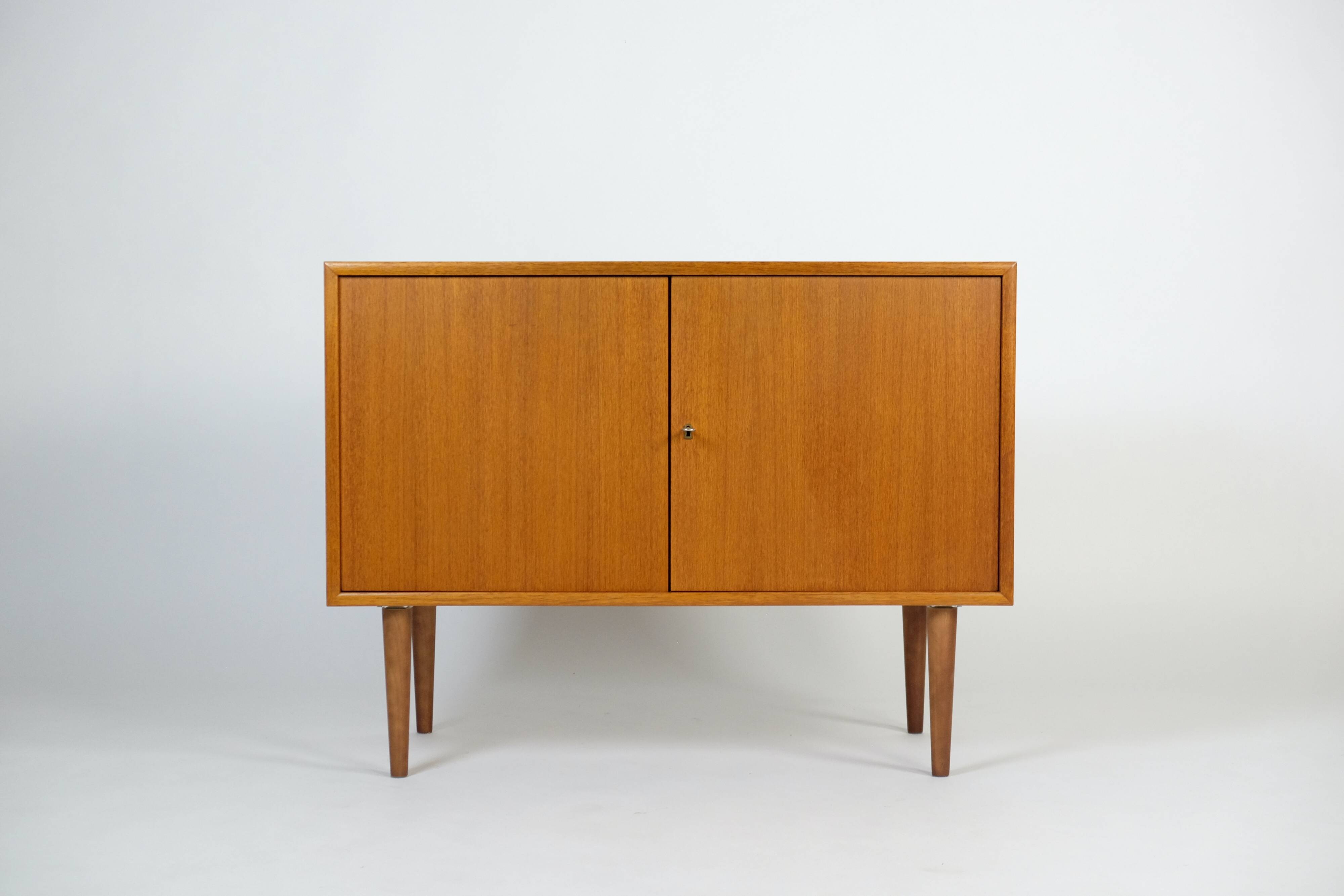 Vintage teak kommode sideboard schrank 60er 70er mid-century 60s