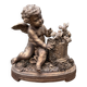 Meyer – Antique terracotta sculpture – Winged putto