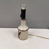 Table lamp in stoneware/ceramics by Danish Axel Larsen 1970-80s