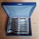 Fronnet 12 Silver-plated art deco oyster forks