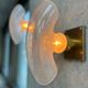 Rare Carlo Nason Murano glass wall sconces