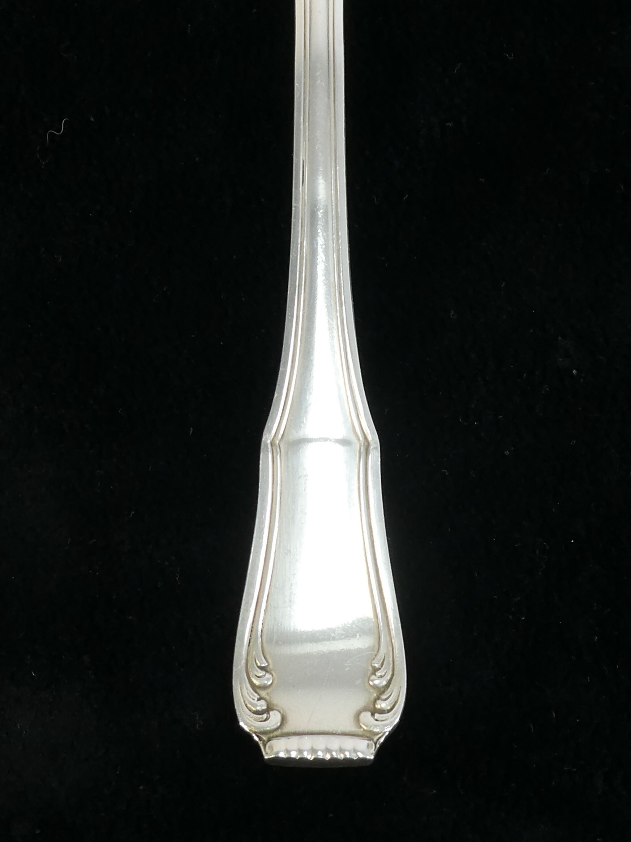 12 large spoonfuls Boulenger in silver metal model regence berry