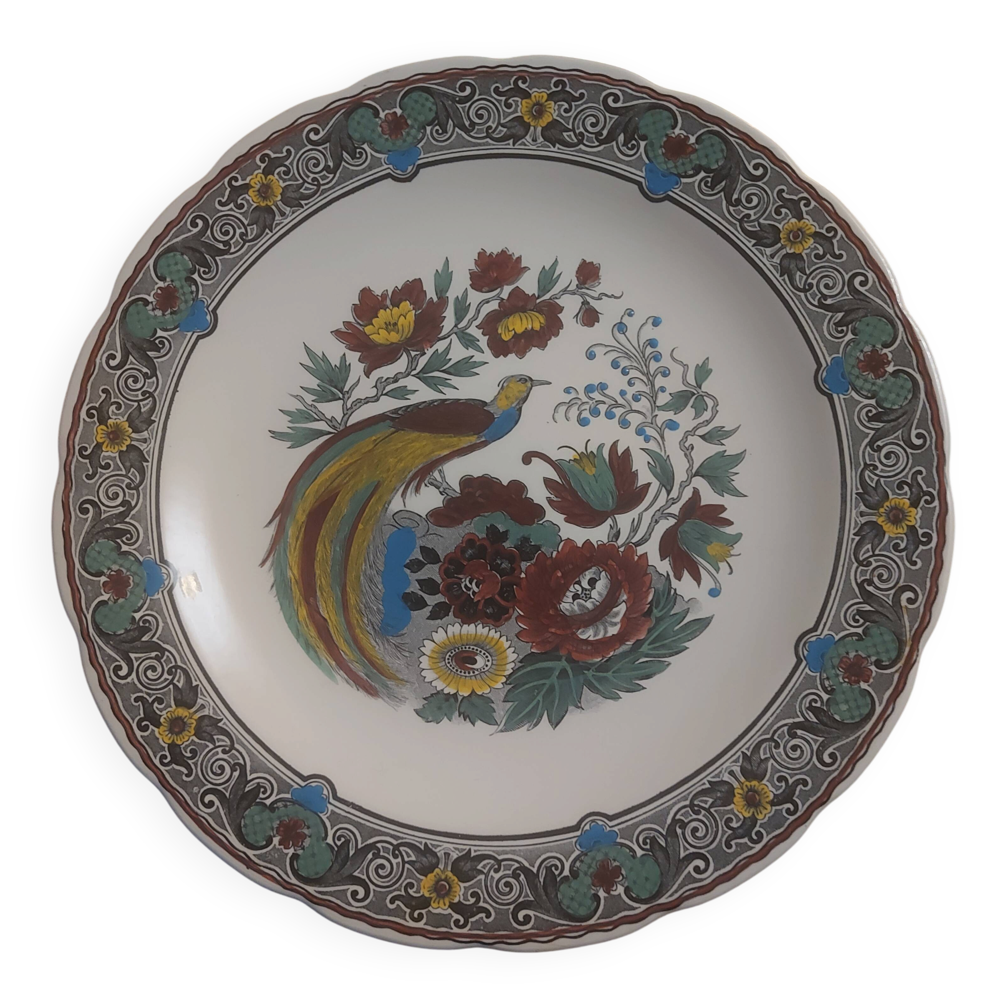 Decorative plateau in Asian style Royal Sphinx by Boch