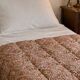 Vintage duvet/bedspread with a paisley pattern.