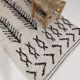 Handmade moroccan berber rug 203 x 94 cm