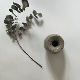 Pear-shaped vase in pyrite stoneware, La borne France 1950