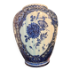 Vintage Delft Blue Ginger Jar: large blue and white Ceramic Vase