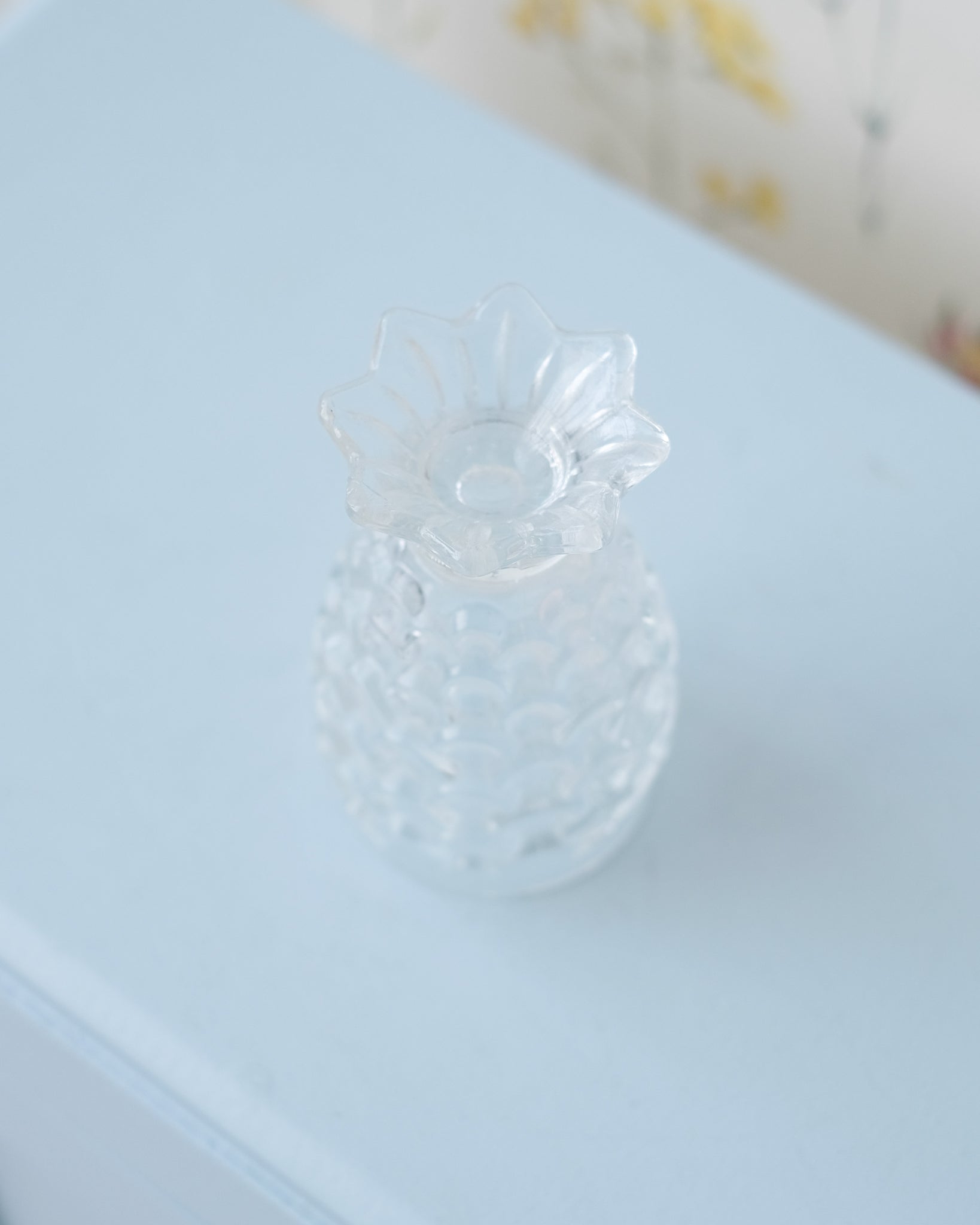 6 verres ananas vintage