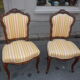 Paires chaises louis XV