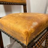 Chaise à dos espagnol d'époque Renaissance XVIe siècle