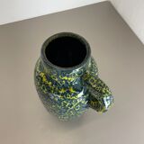 Vase multicolore Super Color Crusty Fat Lava Scheurich, Allemagne WGP, années 1970