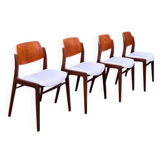 Chaises de salle à manger modèle 476A pour Wilkhahn, Allemagne, années 1960