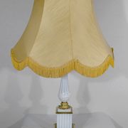 Lamp in Opline and Bronze, Louis XVI style – 1950
