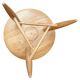 Stool in elm by Ralph Ribour
