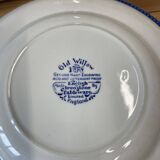 Service à thé anglais Vieux saule Staffordshire