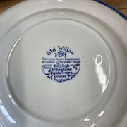 Service à thé anglais Vieux saule Staffordshire
