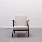 Mid Century Easy Chair Model B - 310 Var in Ivory Buckle