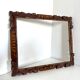 Antique handcarved frame Cedarwood 29.5 cm x 24 cm