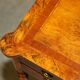 Restored console in Burr Oak & Satin Wood, circa 1920.