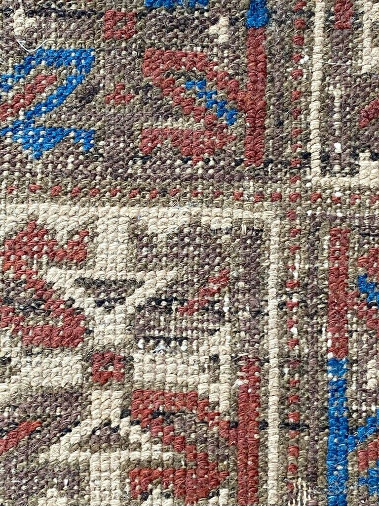 Ancient tribal baloch carpet 148x78 cm