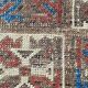 Ancient tribal baloch carpet 148x78 cm