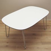 White table, Italian design, 1990s, production: Italy