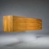 Vintage Floating Wall Sideboard in Walnut, 1960s