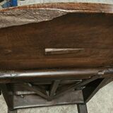 Small oval folding wine table