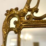 Gilded decorative miror with double frame Louis XIV st., France twentieth century