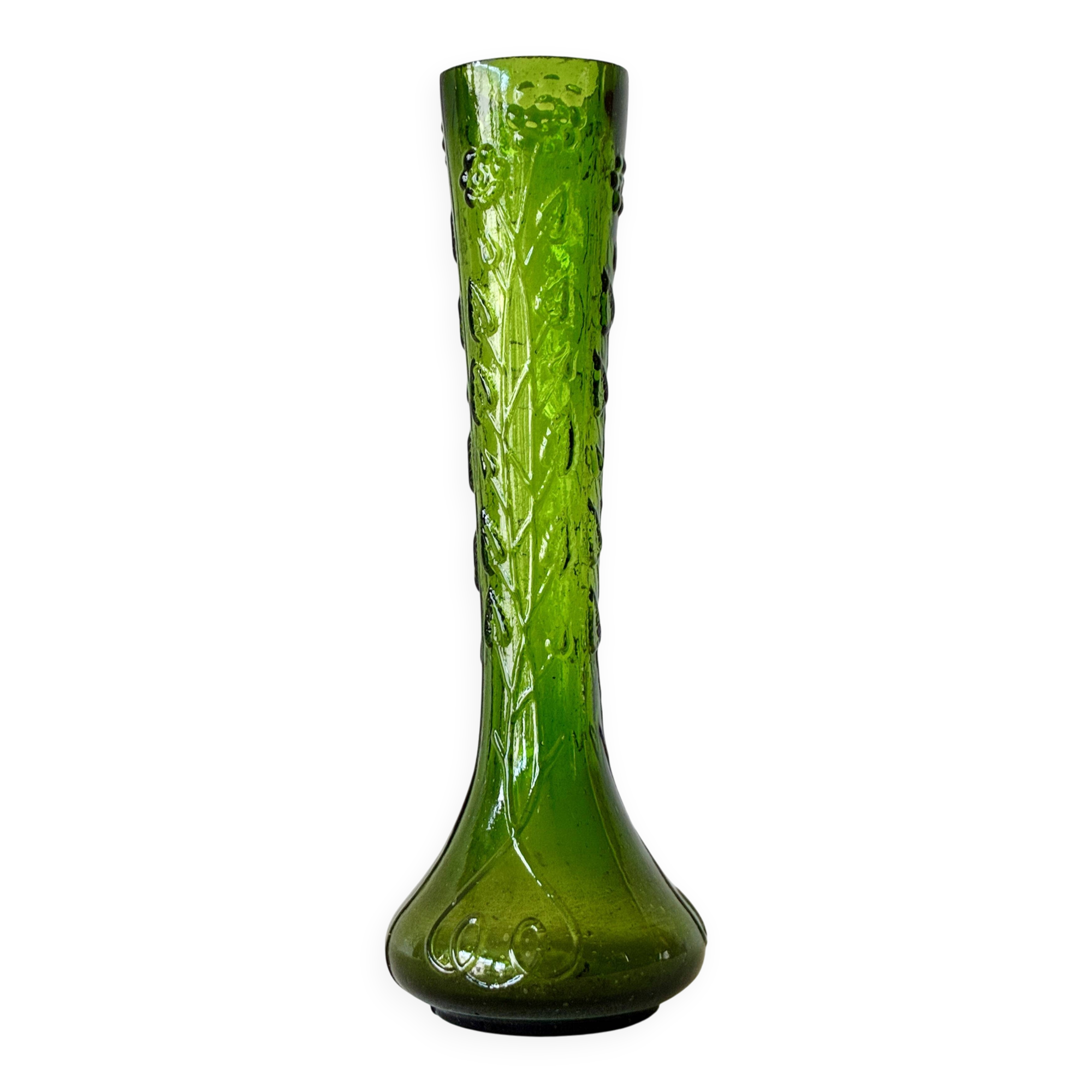 Vase soliflore vert olive