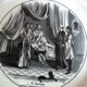 4 assiettes ‘parlantes’ Sarreguemines Les Saintes et Saints