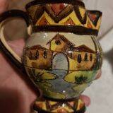 2 Lugano earthenware pitchers
