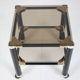 Mid-century small glass table, Vet For, Italy.