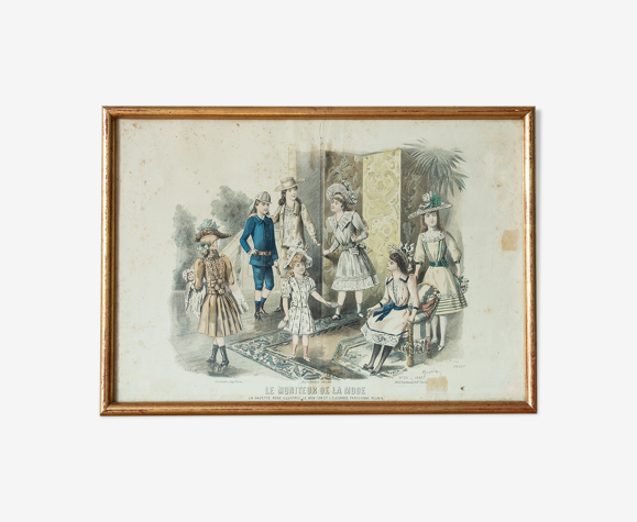 Gravure de mode - Le jeu de la Reine