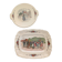 Two earthenware dishes from Obernai signed Henri Loux.