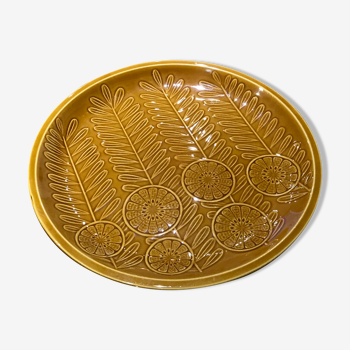 Ceramic round dish Salins 50s