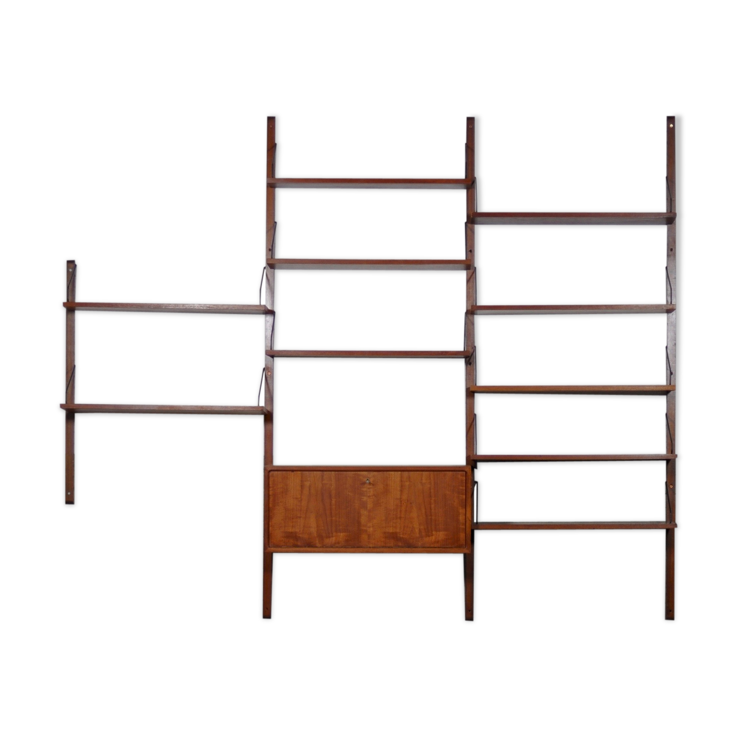 Danish Royal Wall System shelving unit by Poul Cadovius
